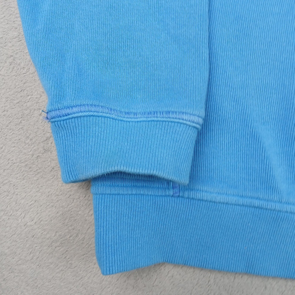 Tommy Bahama Relax Pullover Mens XL Quarter Zip Sweatshirt Blue Cotton - Picture 3 of 12